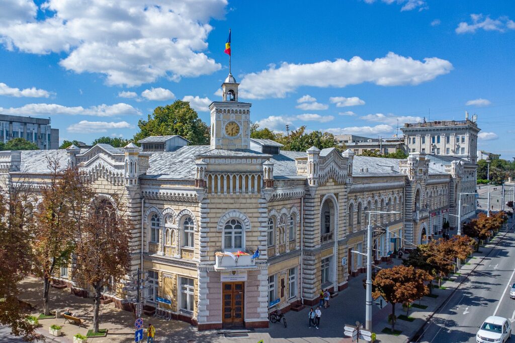 Chisinau municipal building, Moldova immigration destination