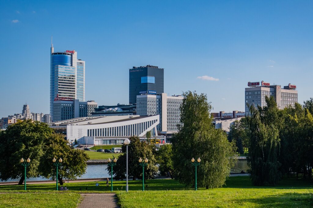 Minsk cityscape, Belarus immigration destination